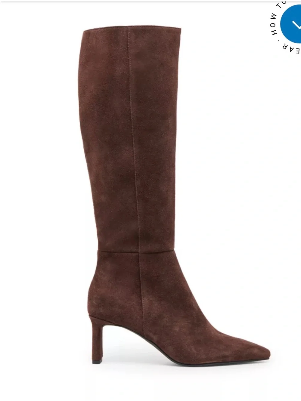 Dolce Vita Brown Suede Over-the-Knee Block Heel Boot